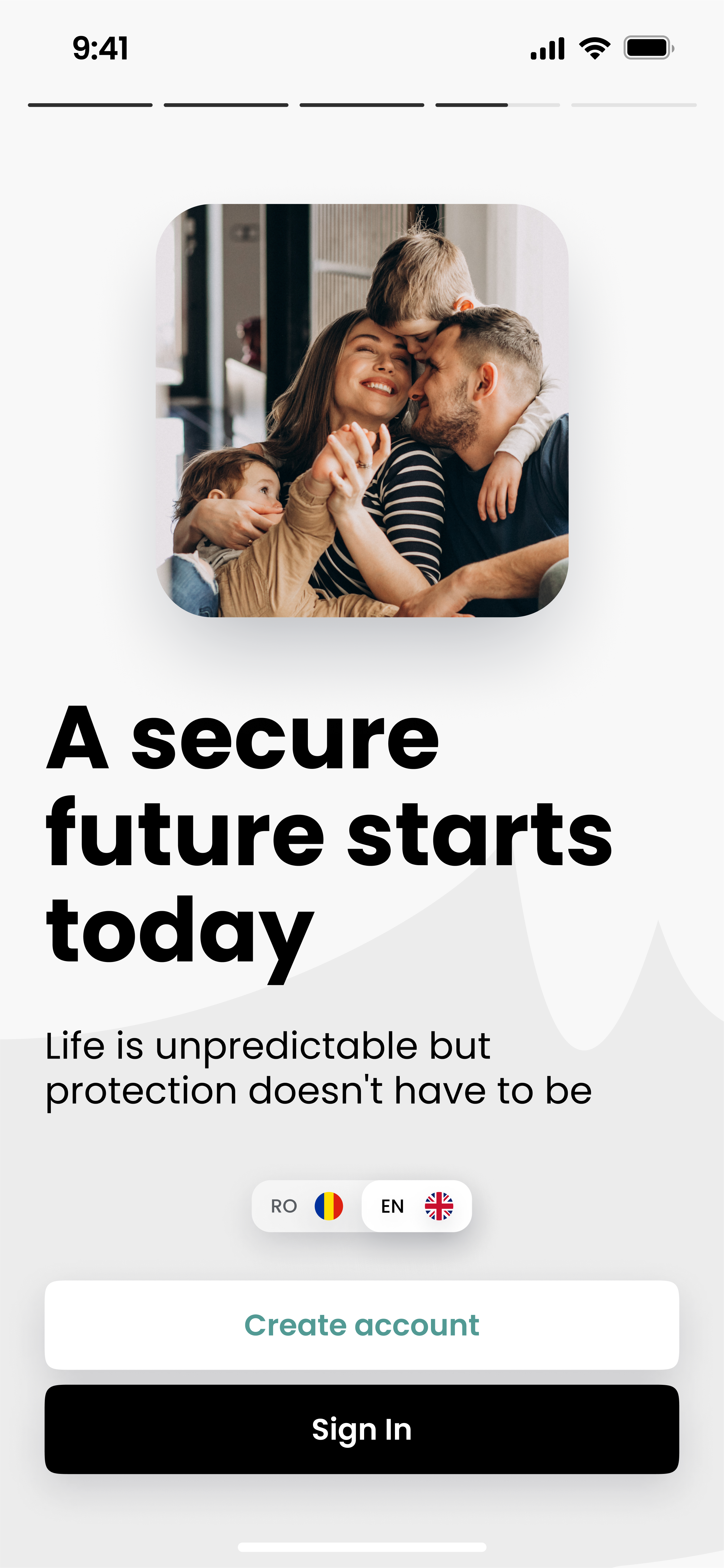 Health app screen